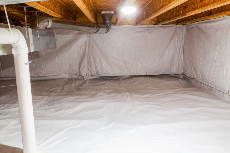 Completed Crawlspace with Vapor Barrier